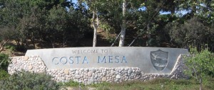 Costa Mesa sign